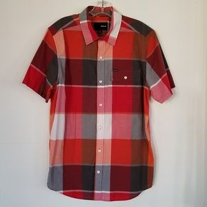 NWOT Hurley button down shirt sleeve shirt